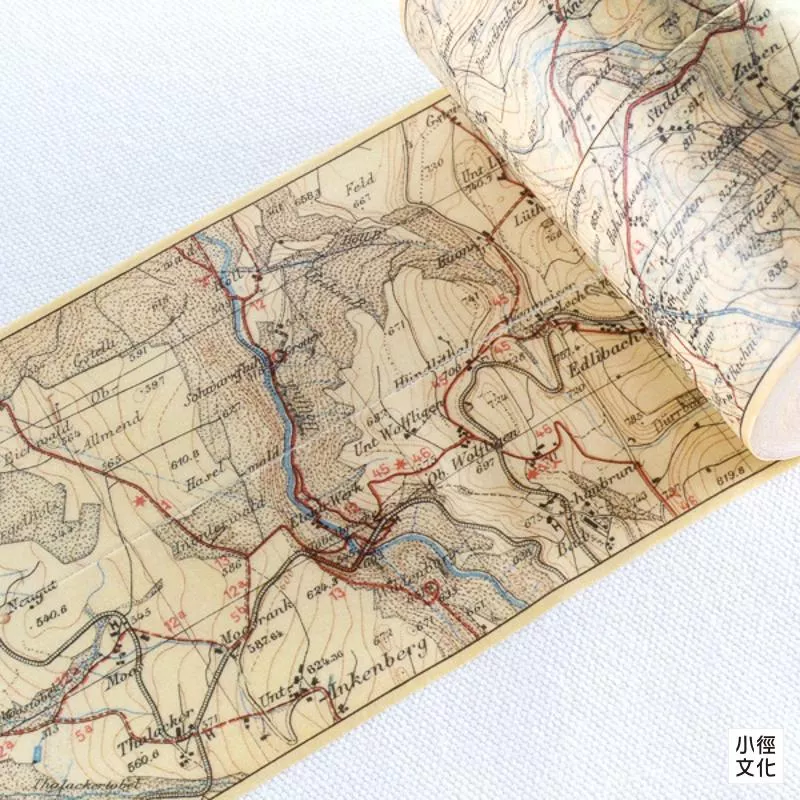 mt for PACK包裝系列 和紙膠帶 - 復古地圖 ( MTPACK13 )