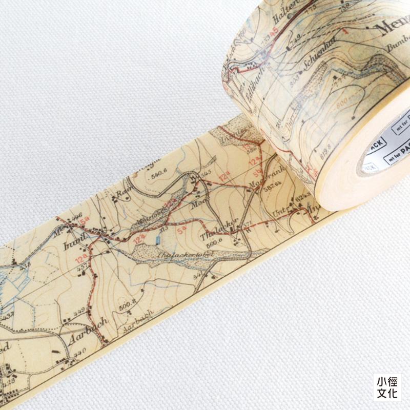 mt for PACK包裝系列 和紙膠帶 - 復古地圖 ( MTPACK13 )