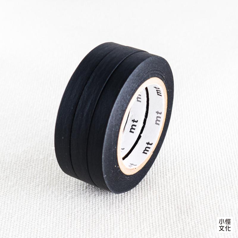 mt slim系列 和紙膠帶 6mm - 消光黑 ( MTSLIM22R )，三捲入