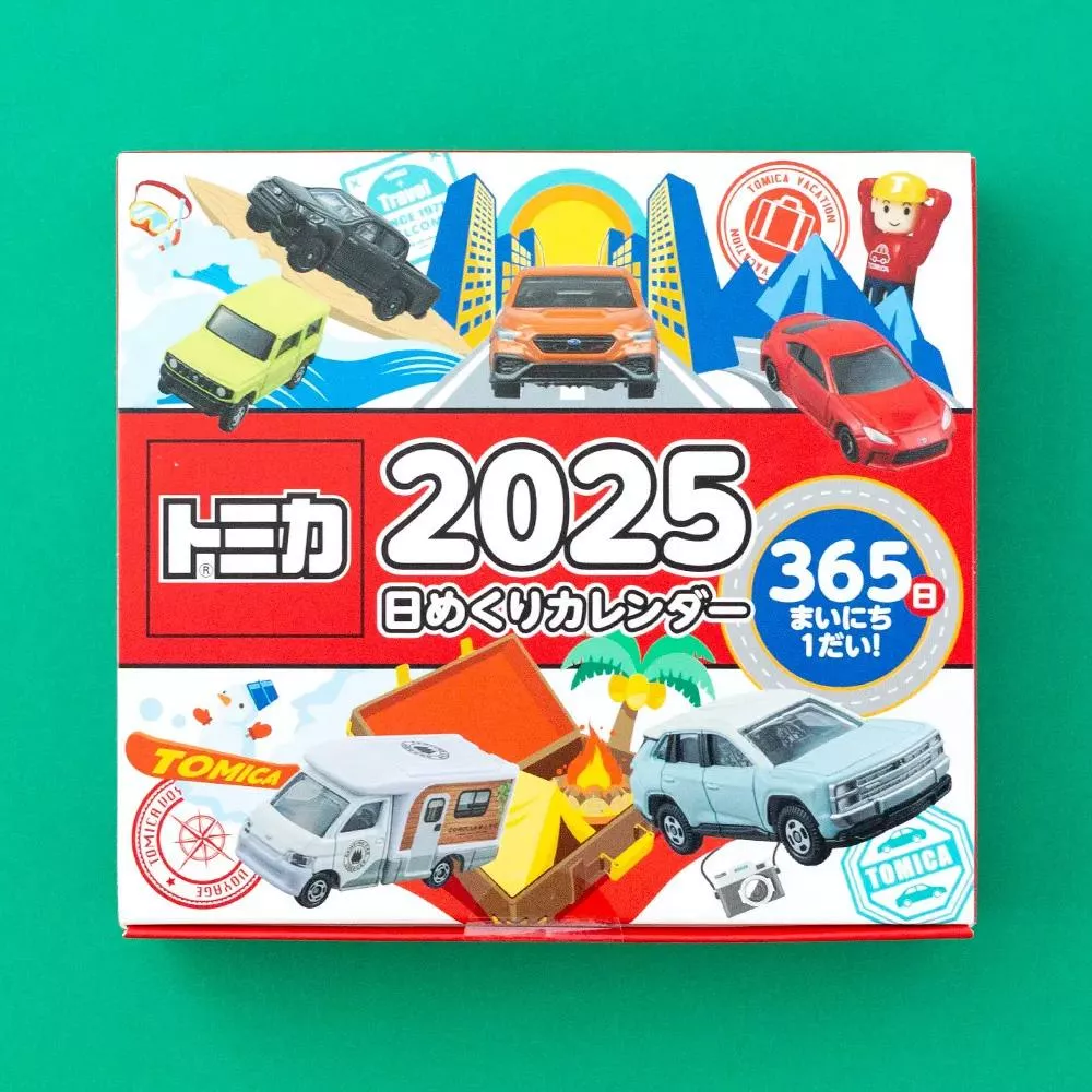 ( 即期良品 ) 曆生活 x TOMICA 多美 2025年 每日日曆 ( NK-8820 )，福利品