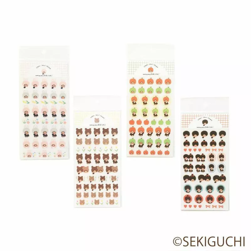 古川紙工 x Sekiguchi 夢奇奇 PET透明造型貼紙 共四款 ( MM17~MM20 )