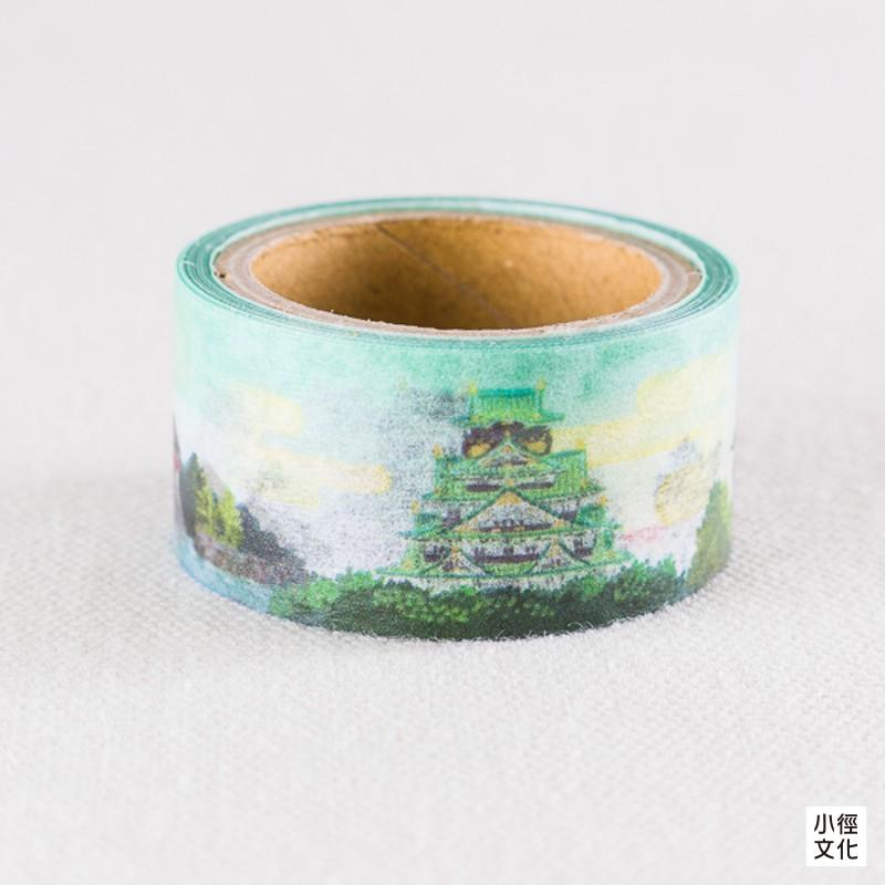 ROUND TOP丸天 YANO DESIGN 和紙膠帶 旅行假期系列 - 日本の城( YD-MK-096 )
