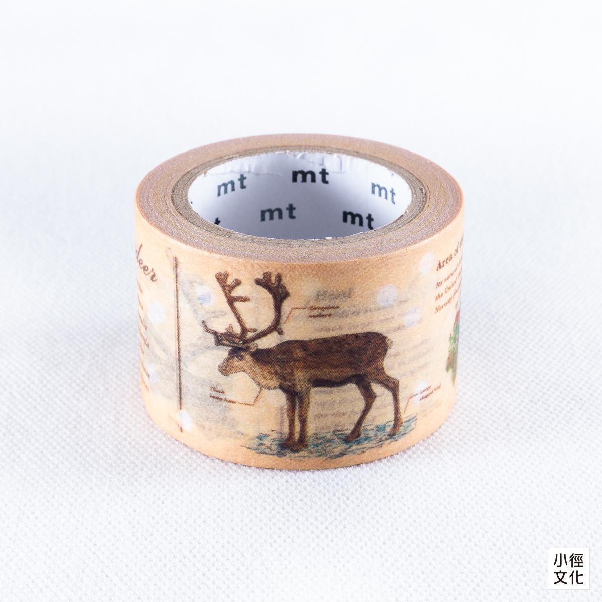 mt 2021 x'mas 聖誕限定系列 和紙膠帶 - 馴鹿圖鑑 ( MTCMAS127 )