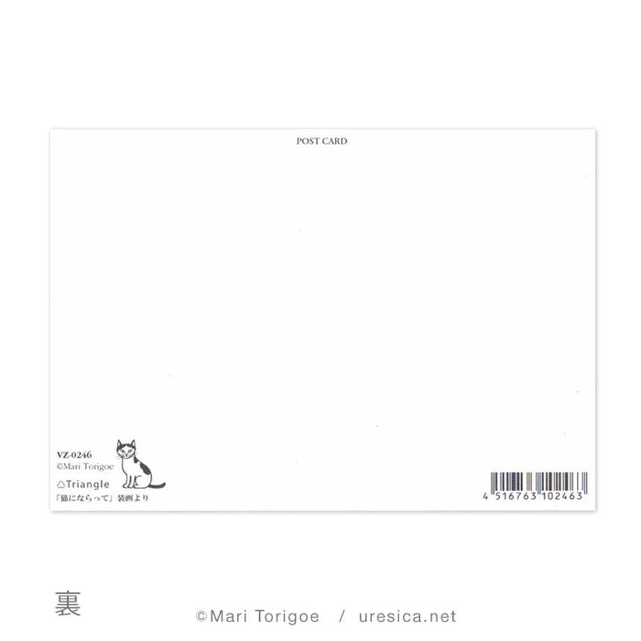 TRIANGLE x Mari Torigoe 原創插畫明信片 - 大橘貓 ( VZ-0252 )
