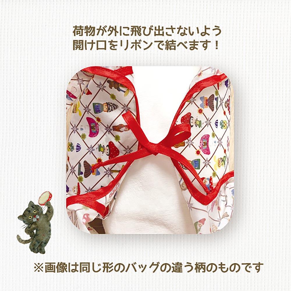 Monseuil ECOUTE! 摺疊環保購物袋 MM - kinoko 蘑菇精靈 ( 83246 )