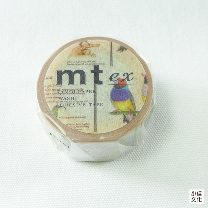 mt 2022SS ex系列 和紙膠帶 - 鳥圖鑑 ( MTEX1P90R )，復刻