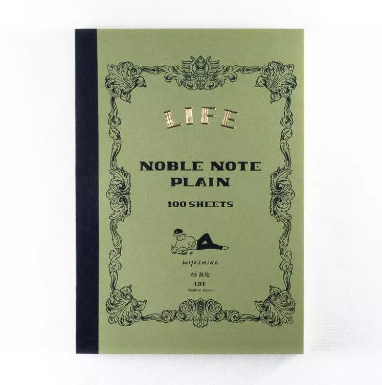 WHOSMiNG x LiFE Noble 筆記本 - A5 無地 ( N36WPA )，在庫完了品