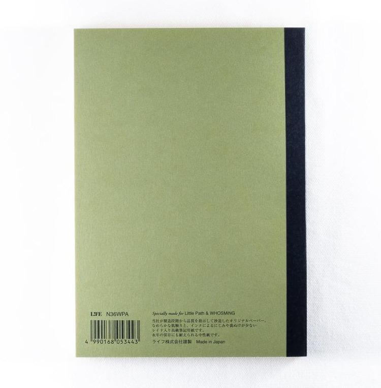 WHOSMiNG x LiFE Noble 筆記本 - A5 無地 ( N36WPA )，在庫完了品