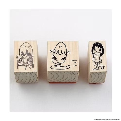 Yoshitomo Nara NARA STAMPS  Set of 3 (S) ( 55905 )