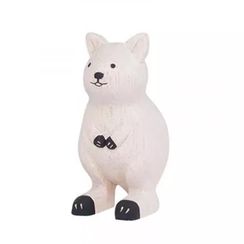 T-Lab 手工木刻擺飾 pole pole動物系列 - 短尾矮袋鼠 ( WDCV06QUOKA )