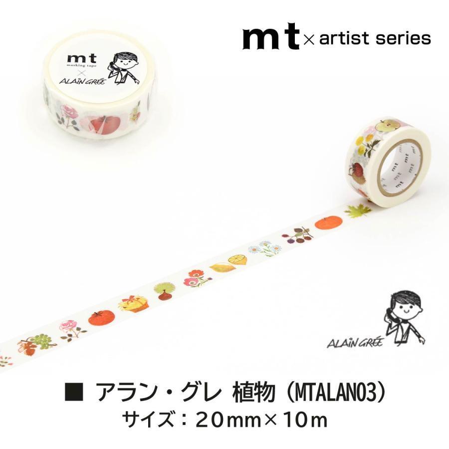 mt x Alain Gree 聯名和紙膠帶 - 植物 / 動物 / 乘物柄 ( MTALAN02~04 )，三捲入，在庫完了品
