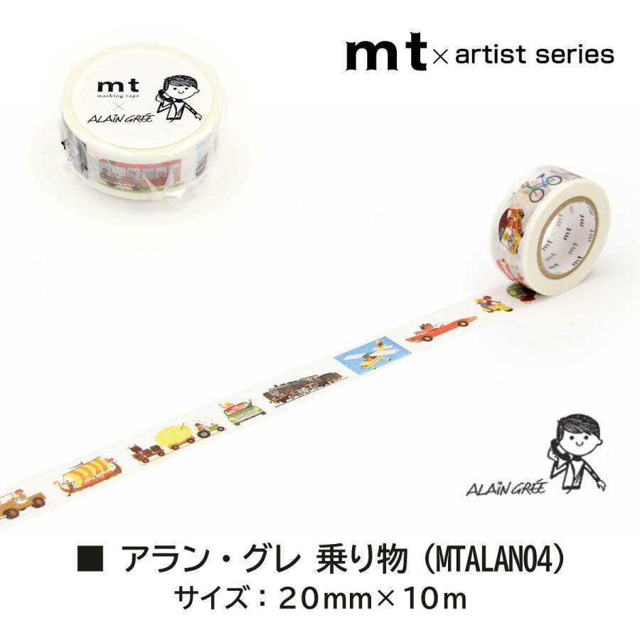 mt x Alain Gree 聯名和紙膠帶 - 植物 / 動物 / 乘物柄 ( MTALAN02~04 )，三捲入，在庫完了品