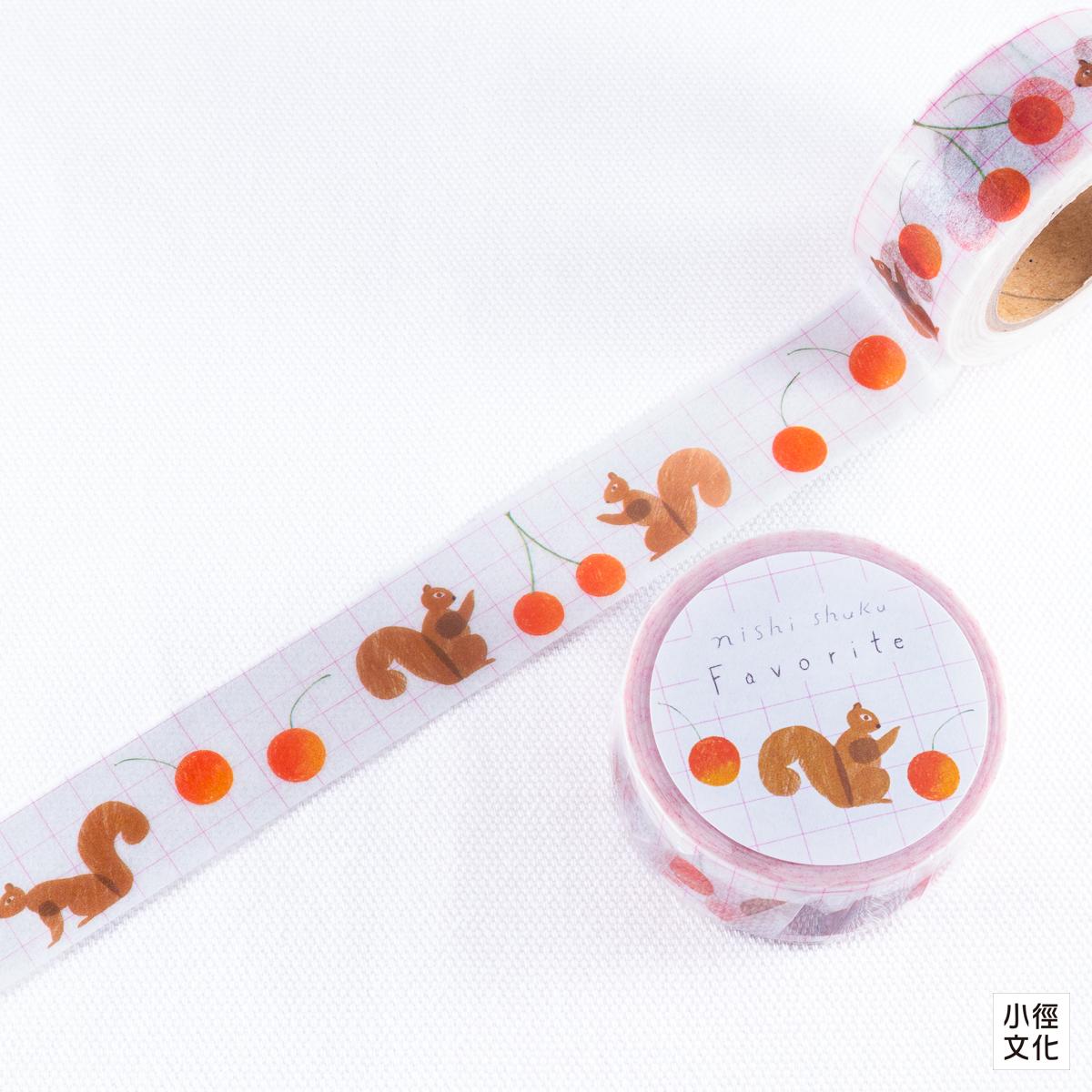 表現社 x nishishuku 西淑 和紙膠帶 共三款 ( 22-762~22-764 )