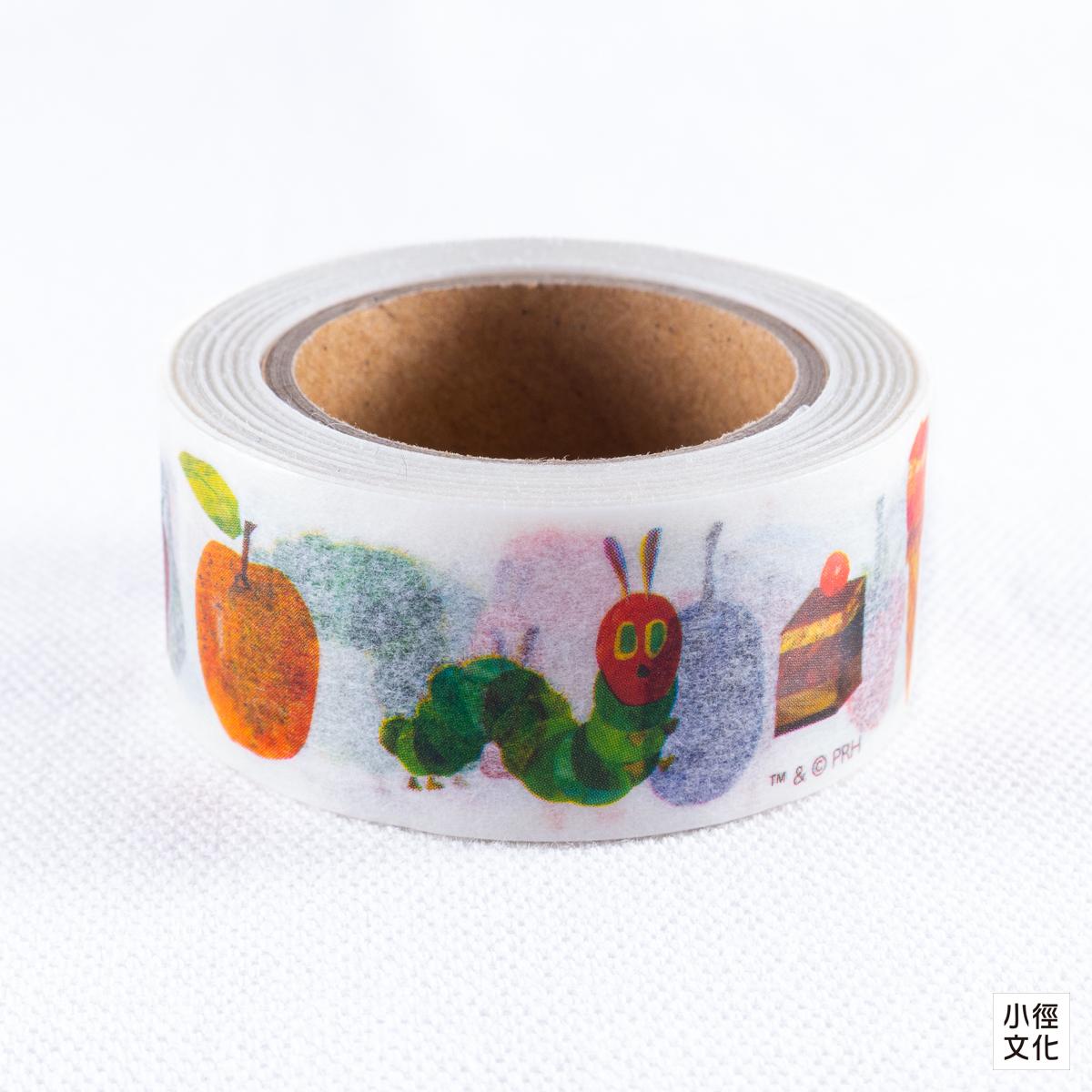 表現社 x Eric Carle 艾瑞.卡爾 好餓的毛毛蟲 和紙膠帶 共兩款 ( 22-765、22-766 )