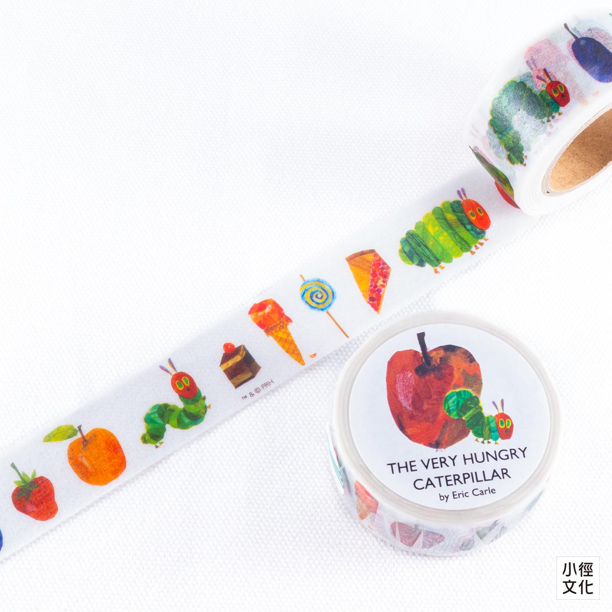 表現社 x Eric Carle 艾瑞.卡爾 好餓的毛毛蟲 和紙膠帶 共兩款 ( 22-765、22-766 )
