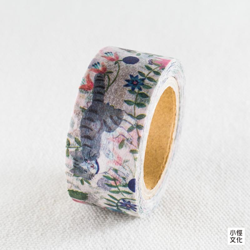 表現社 x 布川愛子 聯名和紙膠帶 - 貓 ( 22-629 )