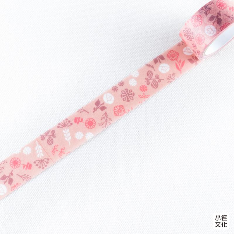 水縞 × 福田利之 聯名和紙膠帶 - 花 ( MT-G-HA )