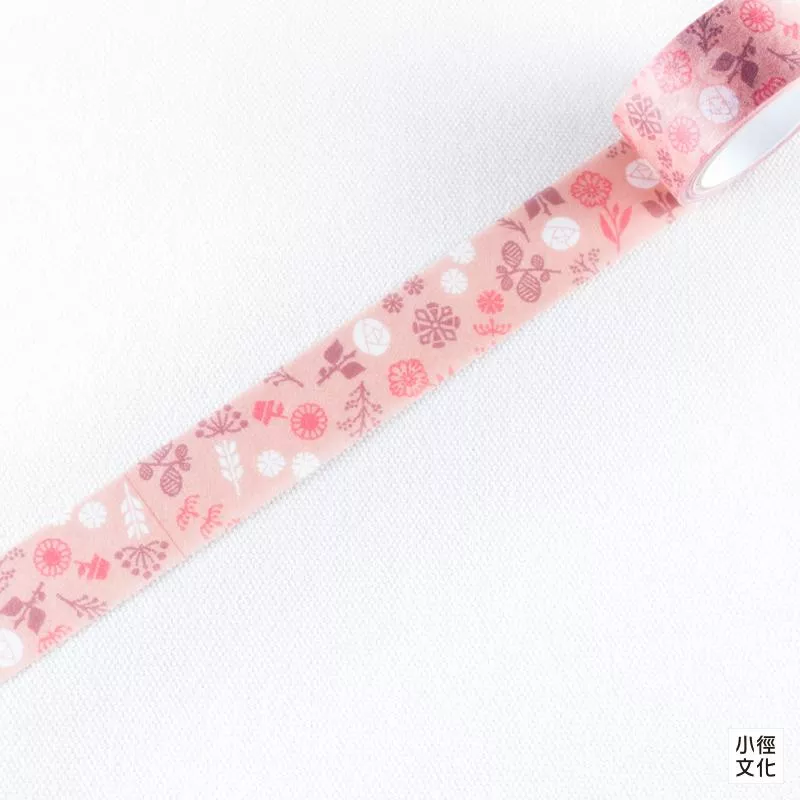 水縞 × 福田利之 聯名和紙膠帶 - 花 ( MT-G-HA )