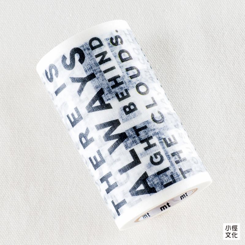 mt CASA shade / 不織布材質 / 可透光和紙膠帶 - 英文字 ( MTCS9004 )