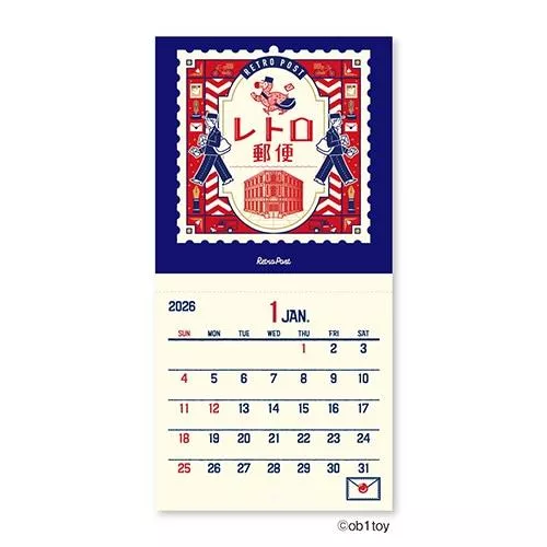 【預購】曆生活 x 2026年小尾洋平迷你壁掛曆 ( NK-4060 )