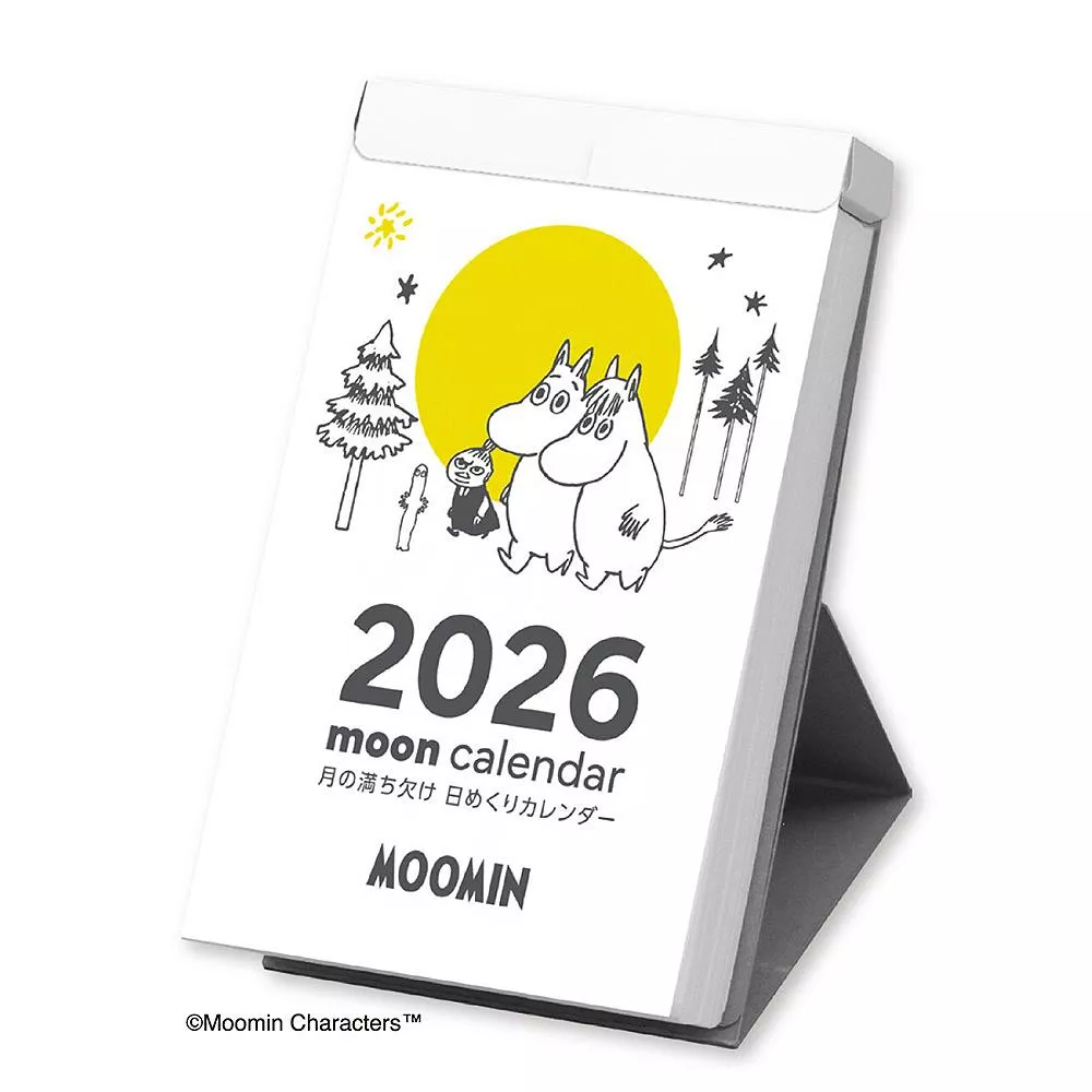 【預購】曆生活 x MOOMIN嚕嚕米 2026年 月的變化日曆 ( NK-4460 )