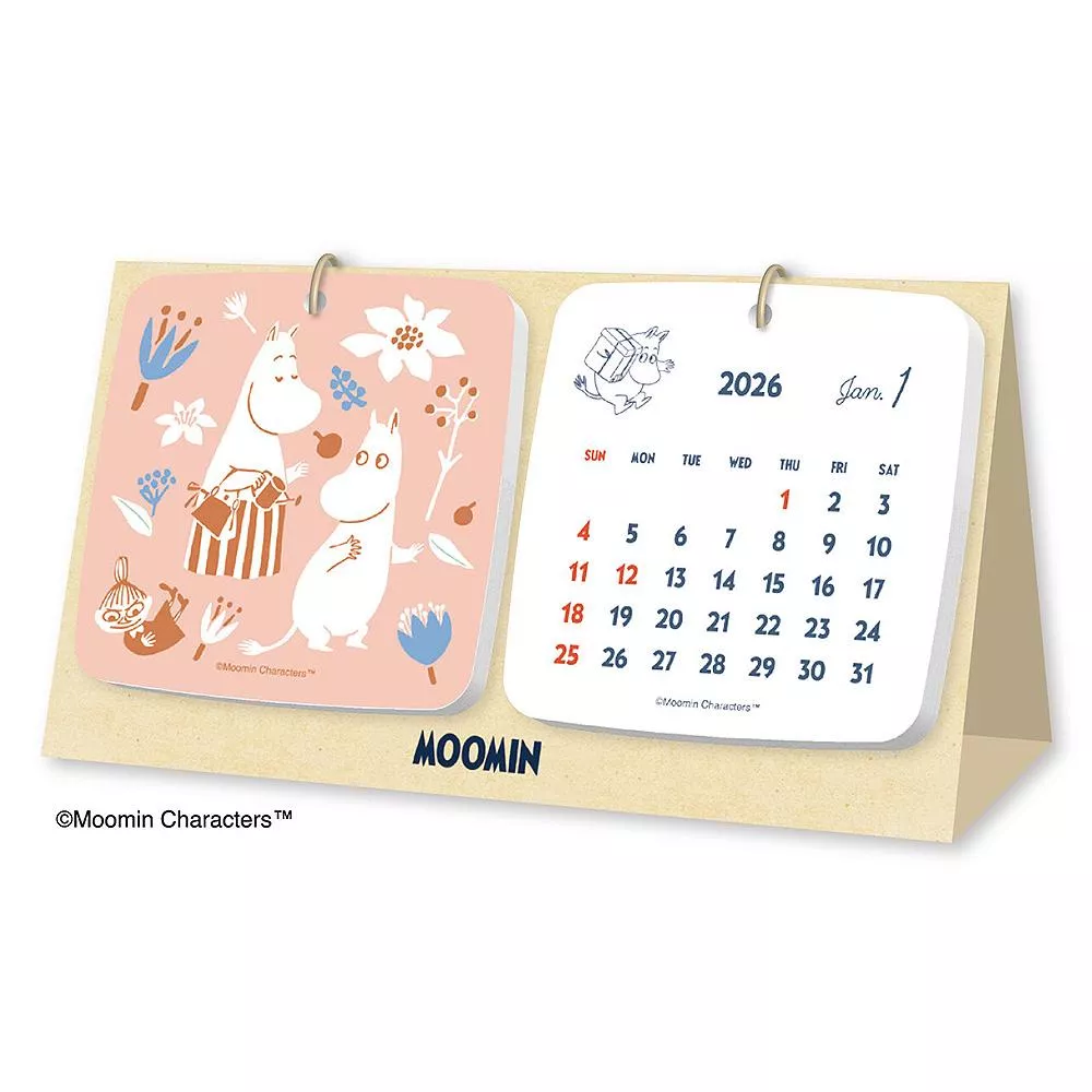 【預購】曆生活 x MOOMIN嚕嚕米 2026年 每日日曆 ( NK-4210 )