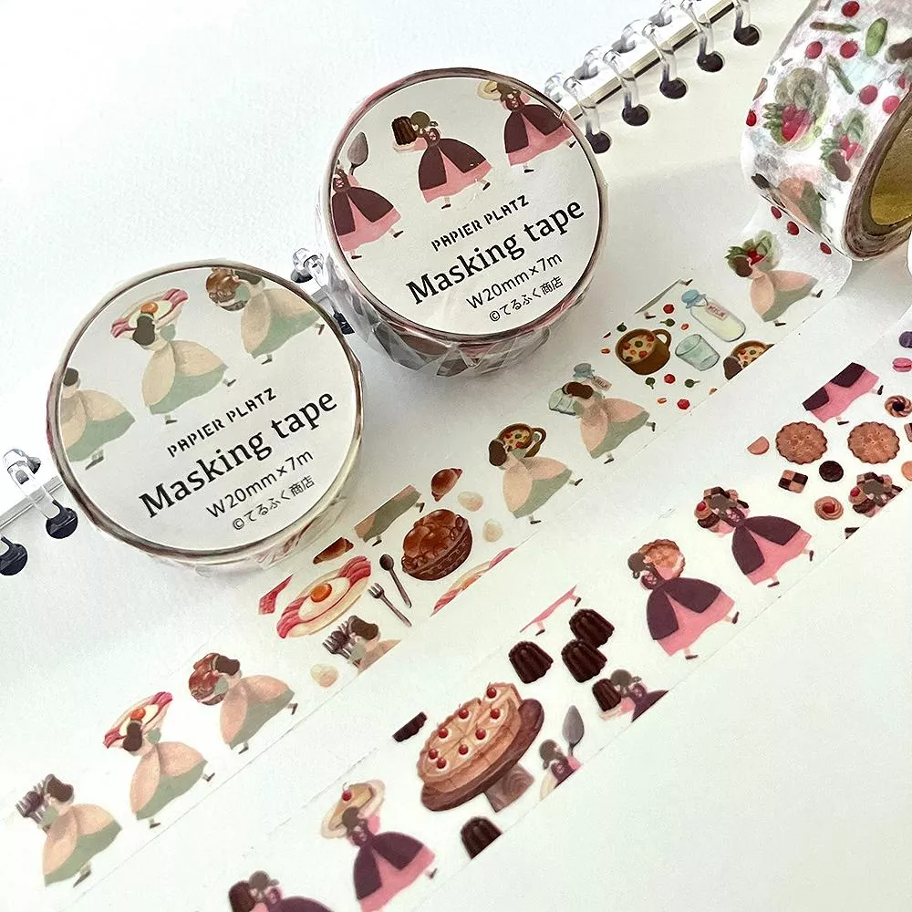 PAPIER PLATZ x 井野步美 照福商店系列 和紙膠帶 共2款 ( 52-067~52-068 )
