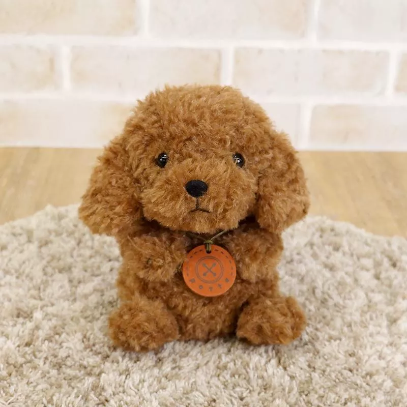 Sun Arrow Potte 絨毛手玉玩偶 - 貴賓犬 ( K-8206 )