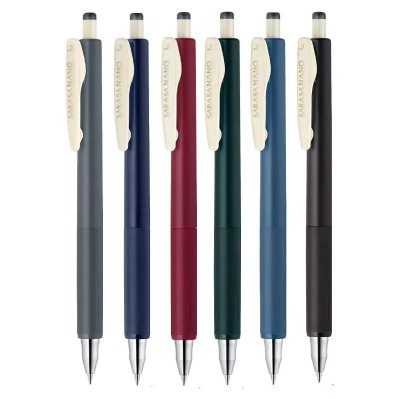 ZEBRA斑馬 SARASA NANO 0.3 極細鋼珠筆 復古色系 共10色 ( JJH72 )