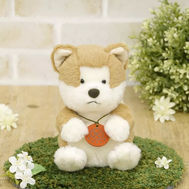 Sun Arrow Potte 絨毛手玉玩偶 - 秋田犬 ( K-9206 )