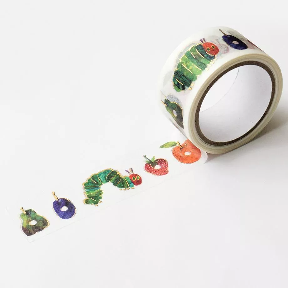 表現社 x Eric Carle 艾瑞.卡爾 箔押和紙膠帶 - 好餓的毛毛蟲 ( 21-035 )
