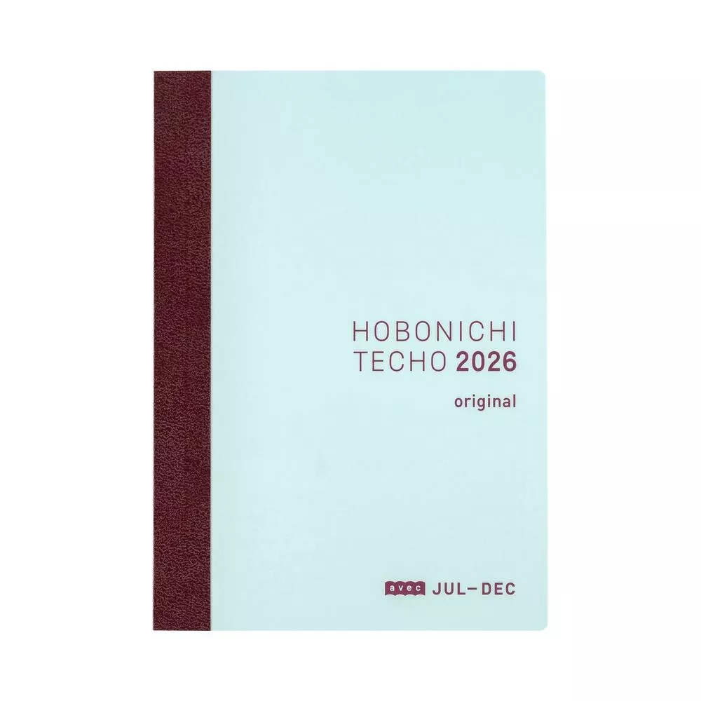 2026 Hobonichi ほぼ日手帳 A6 、A5 Avec 原書手帳本 半年單冊 日文版 - 7月開始 (週一開始 )