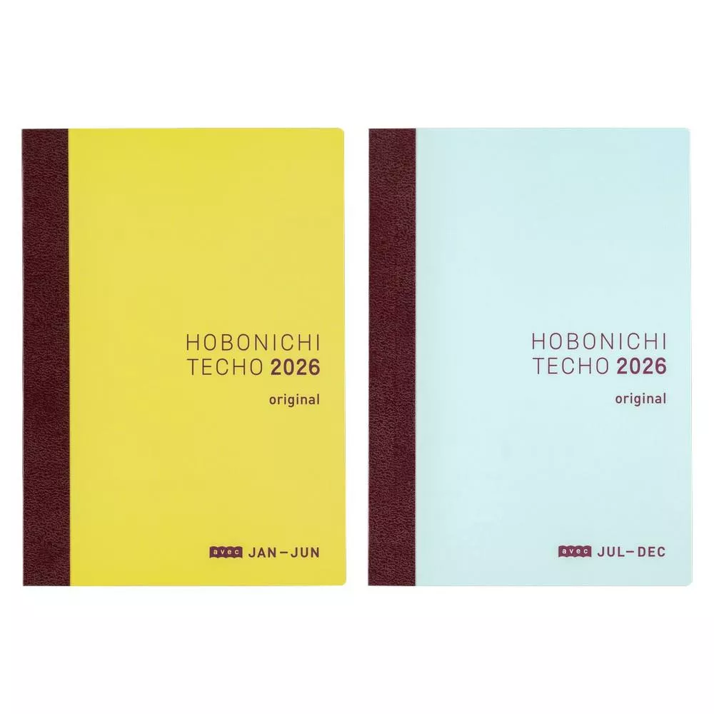2026 Hobonichi ほぼ日手帳 A5、A6 Avec 原書手帳分冊款 日文版  ( 週一開始 )
