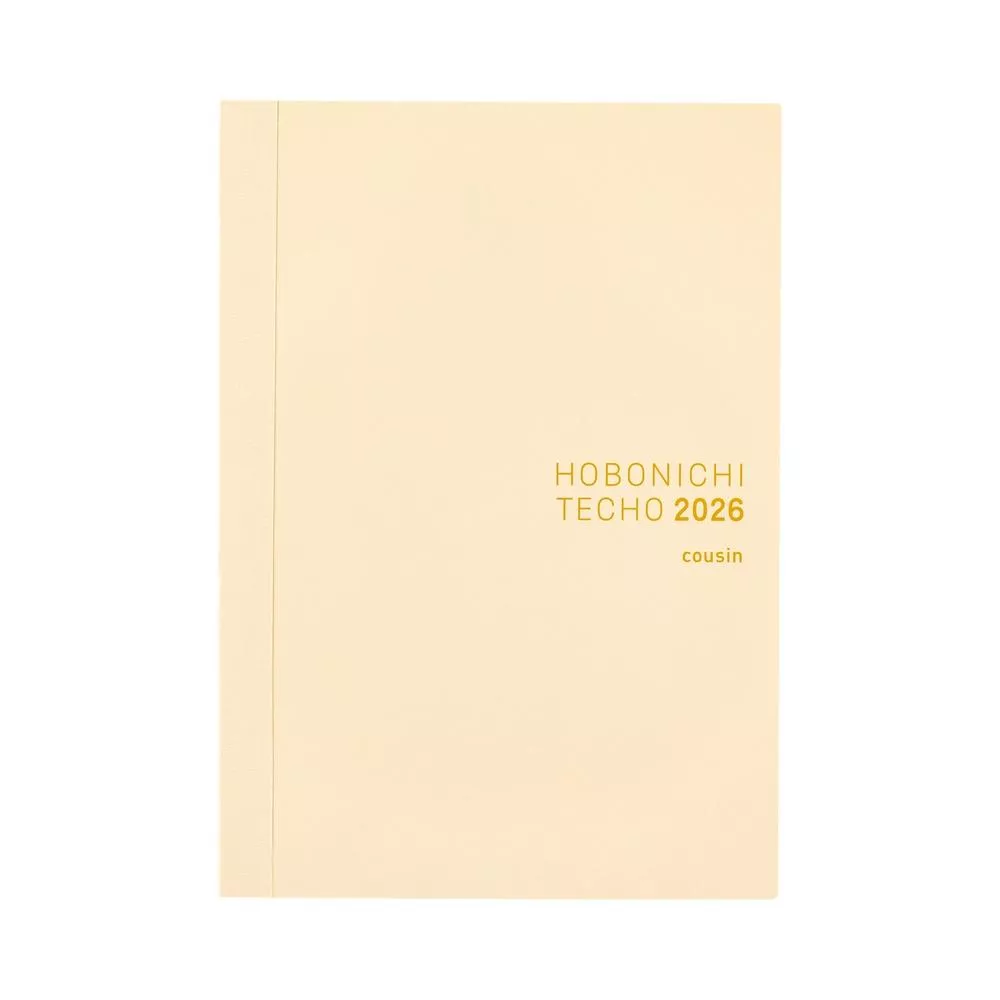 2026 Hobonichi ほぼ日手帳 A5 Cousin 原書手帳本 英文版 ( 週一開始 )