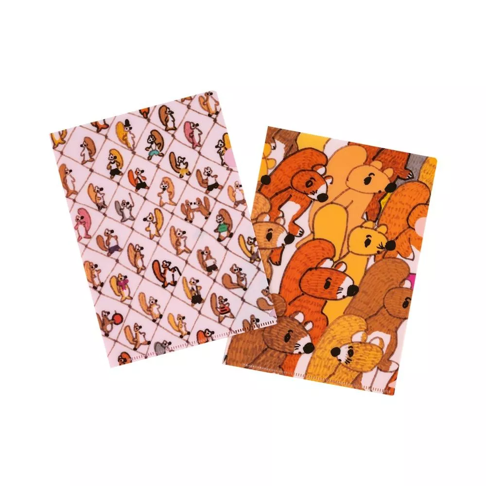 Hobonichi ほぼ日手帳 PP資料夾二件組 A5 - 100%ORANGE_松鼠分隊