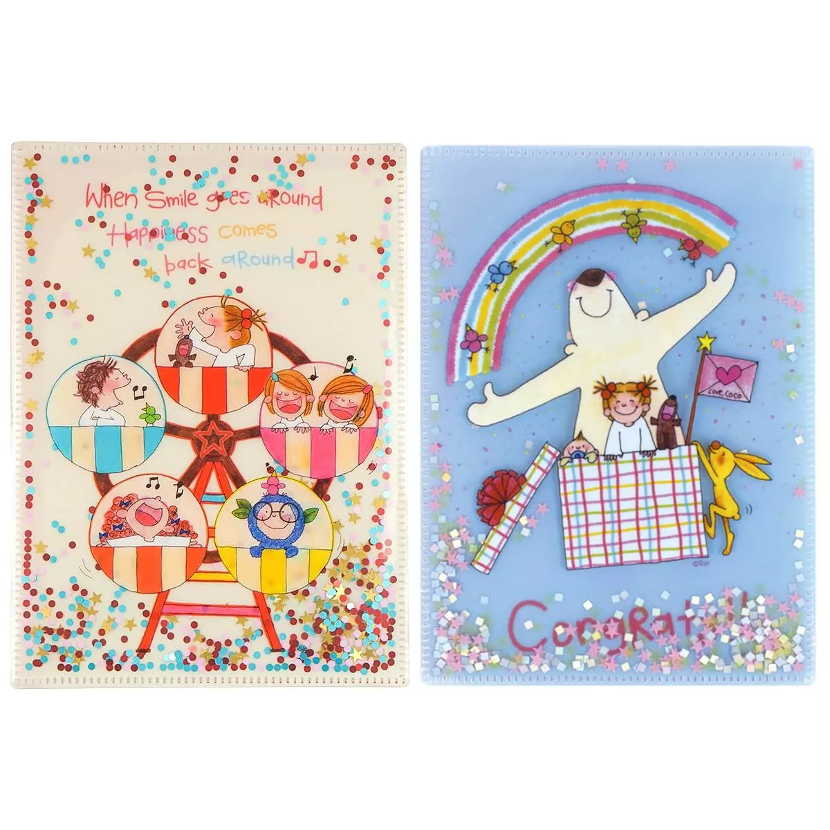 Greeting Life COCO and Wondrous Gang 可可 6層PP資料夾 A5 共兩款 (RYZ)