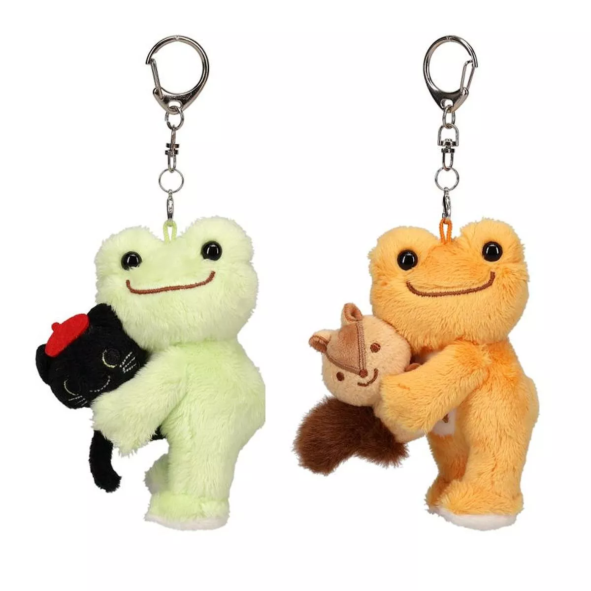 Nakajimacorp x Pickles the Frog 萌蛙匹克 毛絨玩偶鑰匙圈 共兩款 ( 216724-25 )