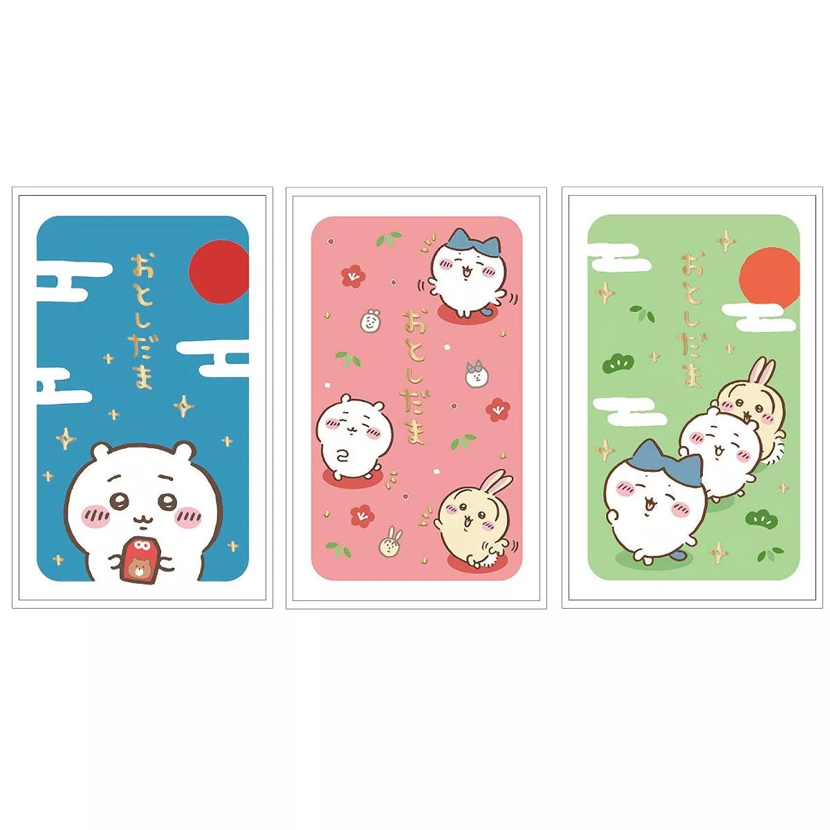 APJ x Chiikawa吉伊卡哇 箔押新年迷你禮金袋 共3款 ( 1000138246~138248 )