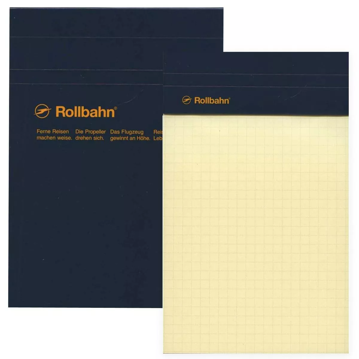 DELFONICS Rollbahn 上掀式 方格記事本 海軍藍 A5、B6 ( 500647、500579 )