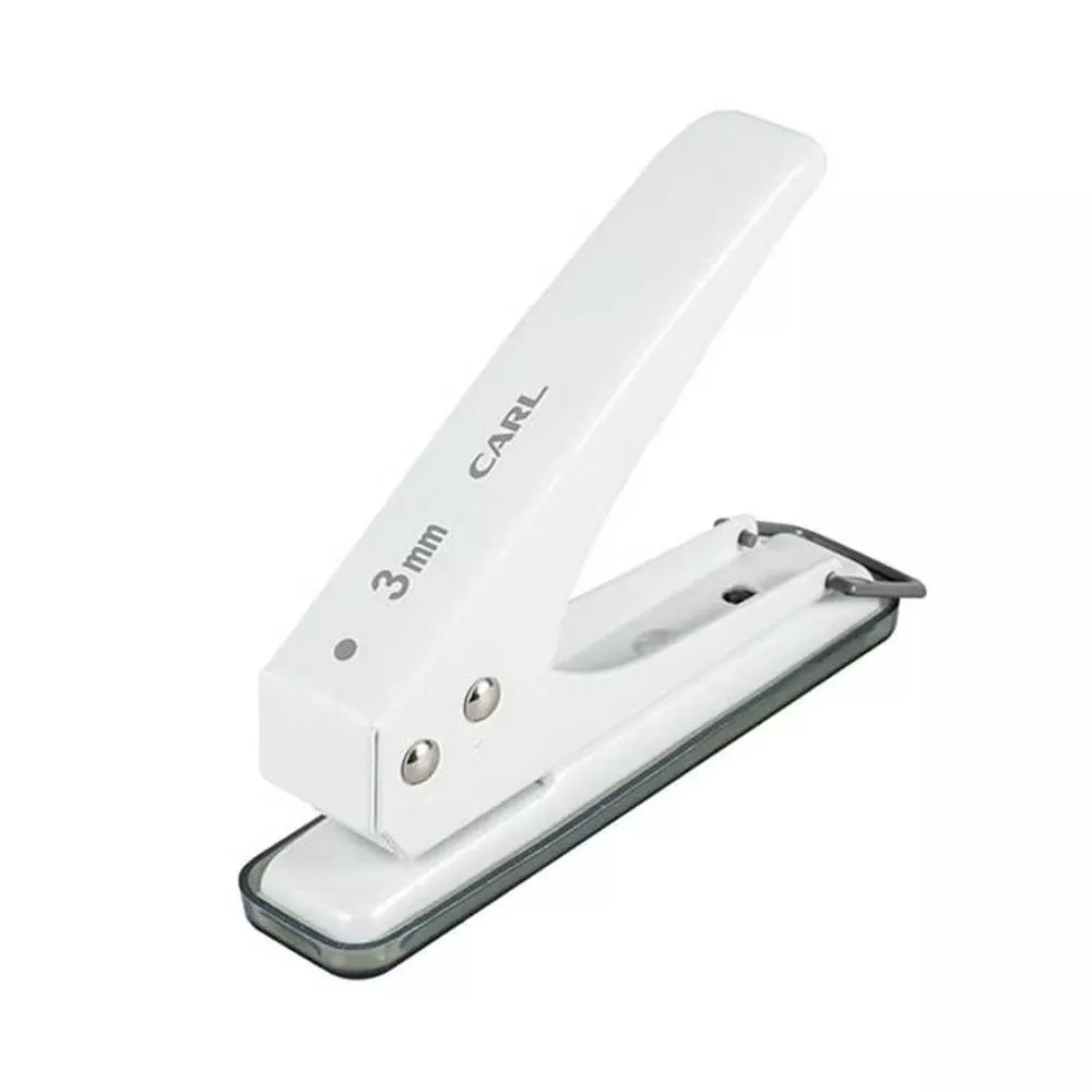 CARL事務器 單孔打洞機 - 白色_孔徑3mm ( SD-130-W )