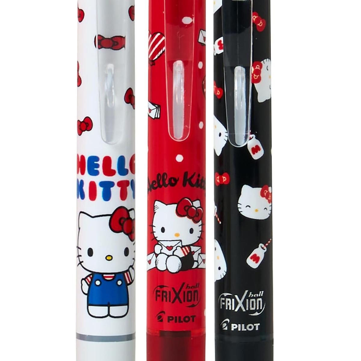 PILOT百樂x Sanrio 三麗鷗FRIXION 魔擦筆3入組0.5mm - 凱蒂貓( 76821-9 ) | 小徑文化