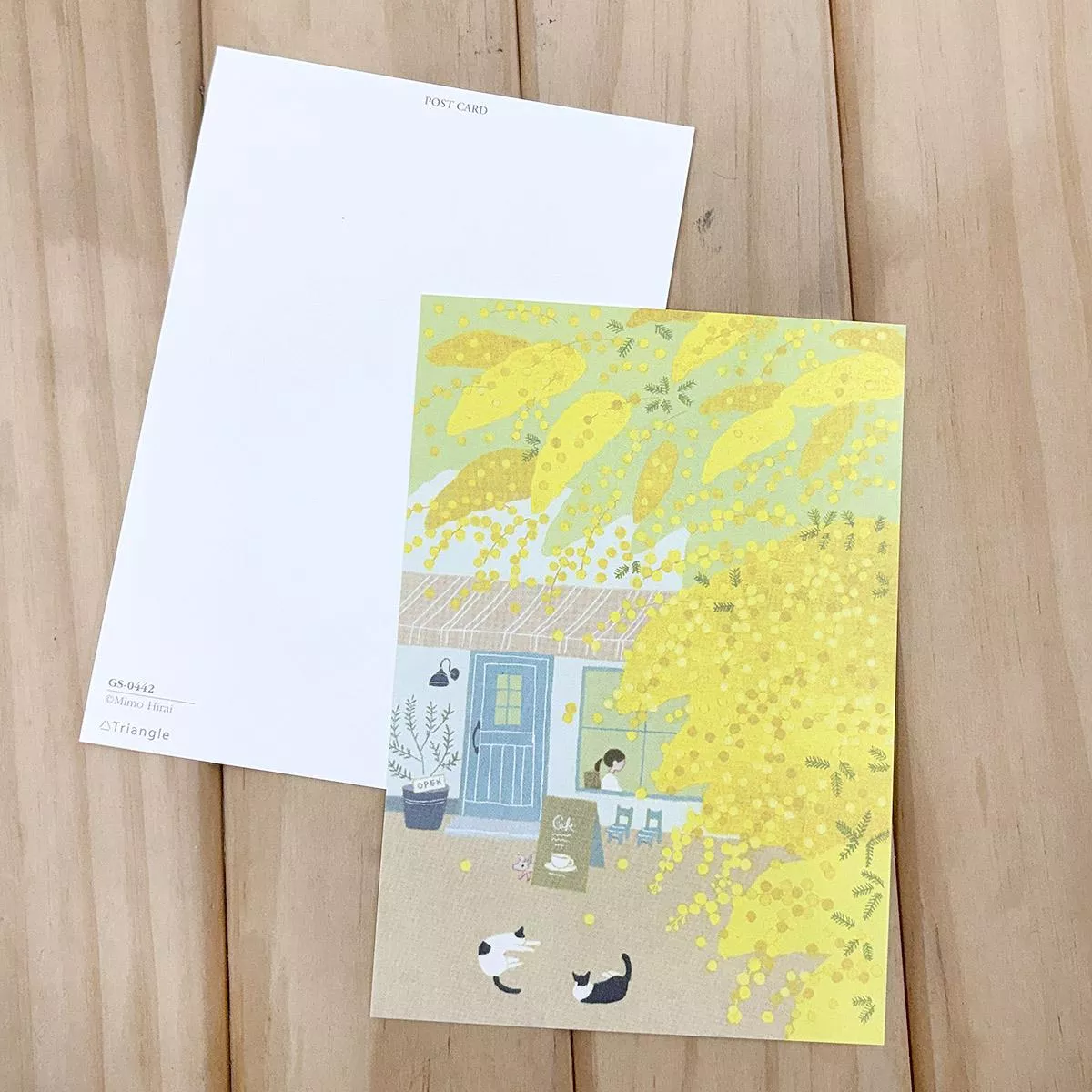 TRIANGLE x 平井美茂 Mimo Hirai 插畫明信片 - 午後的黃金雨 ( GS-0442 )