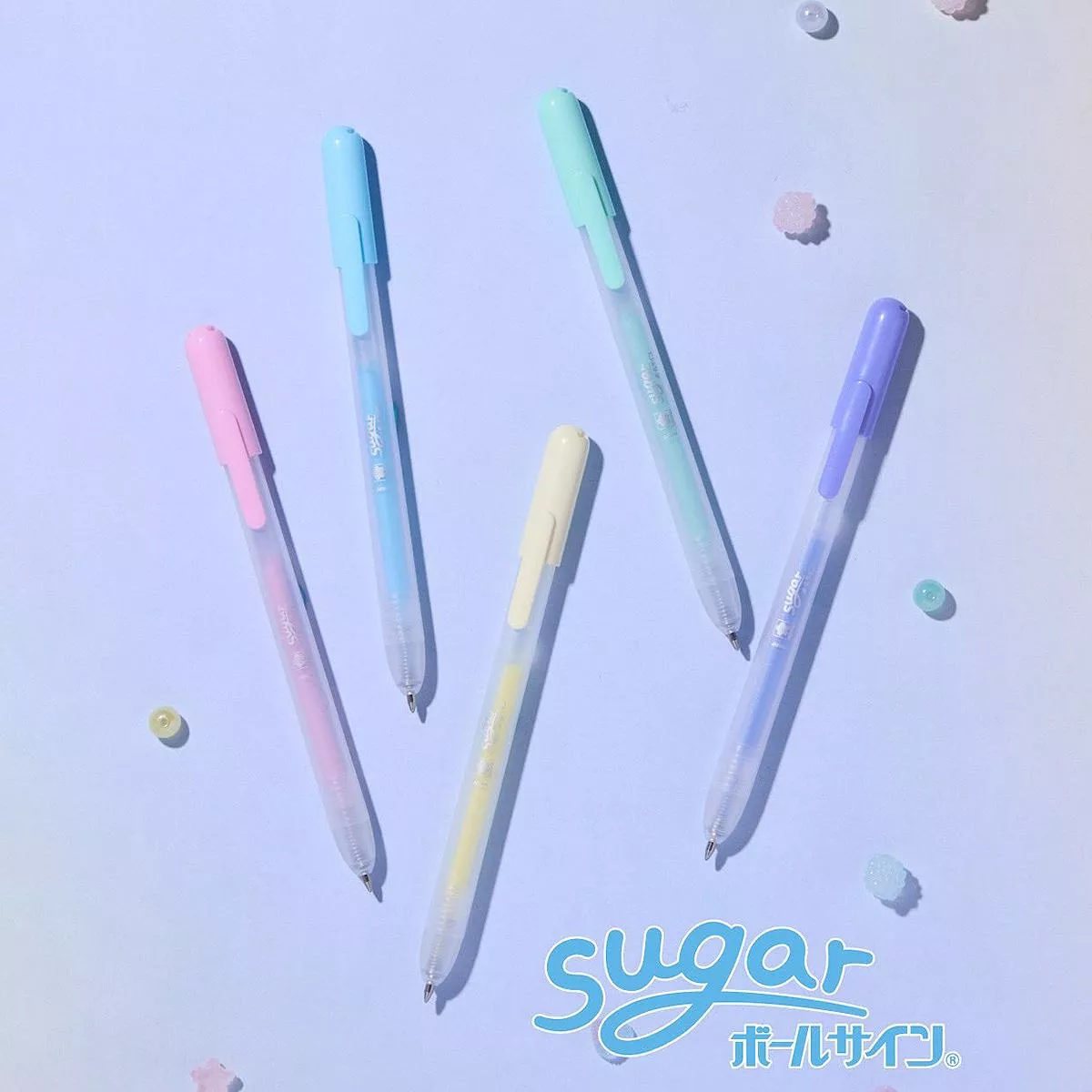 SAKURA櫻花 馬卡龍色系 Ball Sign 按壓式柔彩魔法筆0.8 共5色 ( GBRA208 )