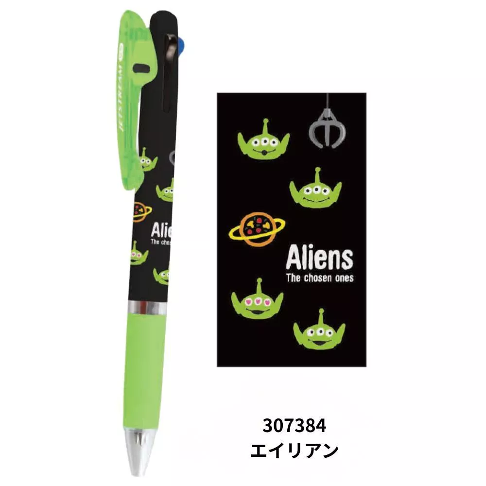 UNI三菱 x Disney 迪士尼 JETSTREAM 三色油性溜溜筆 0.5 - 三眼怪 ( 307348 )