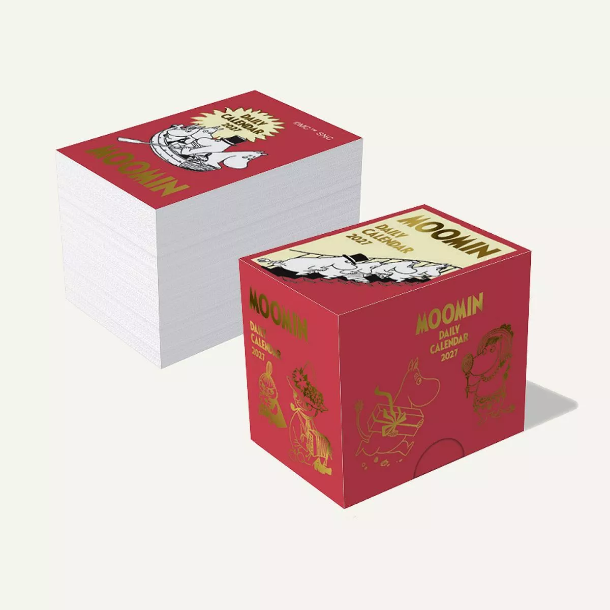【預購】曆生活 x MOOMIN 嚕嚕米 2027年 插畫家聯名 迷你日曆組 ( NK-4490 )