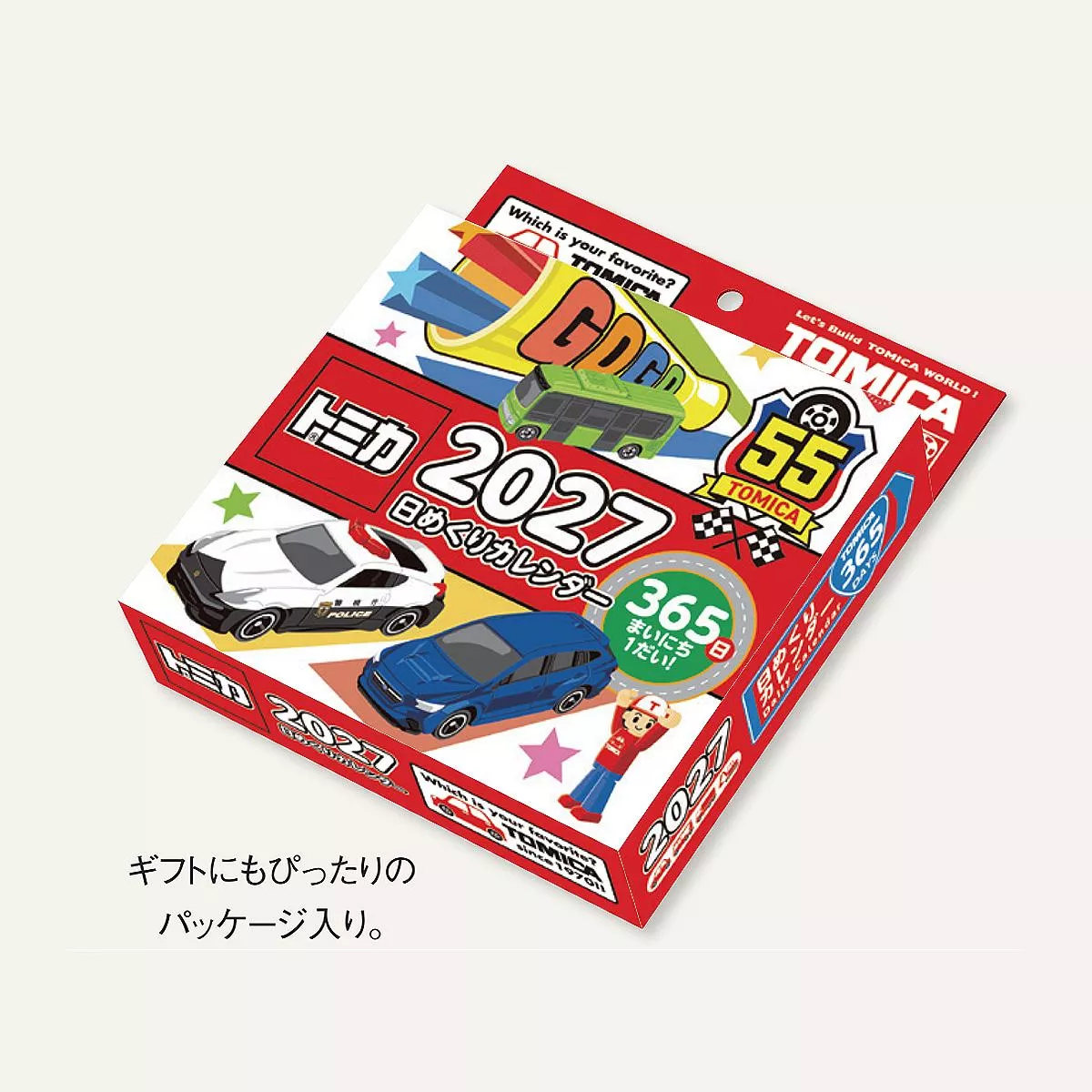 【預購】曆生活 x TOMICA 多美小汽車 2027年 每日日曆 ( NK-8820 )