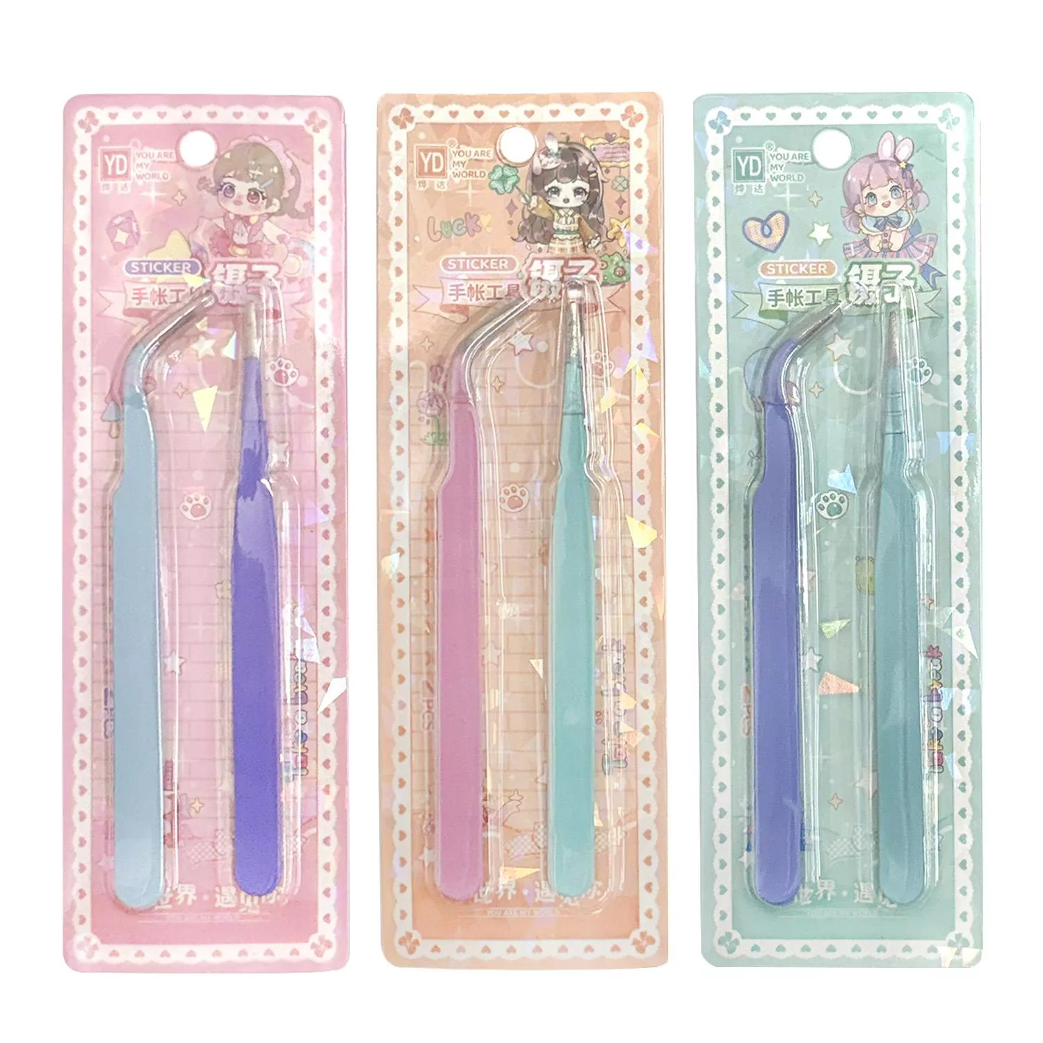 YEDA 燁達文創 手帳DIY工具 鑷子2入組 ( YD-2RNZ30 )