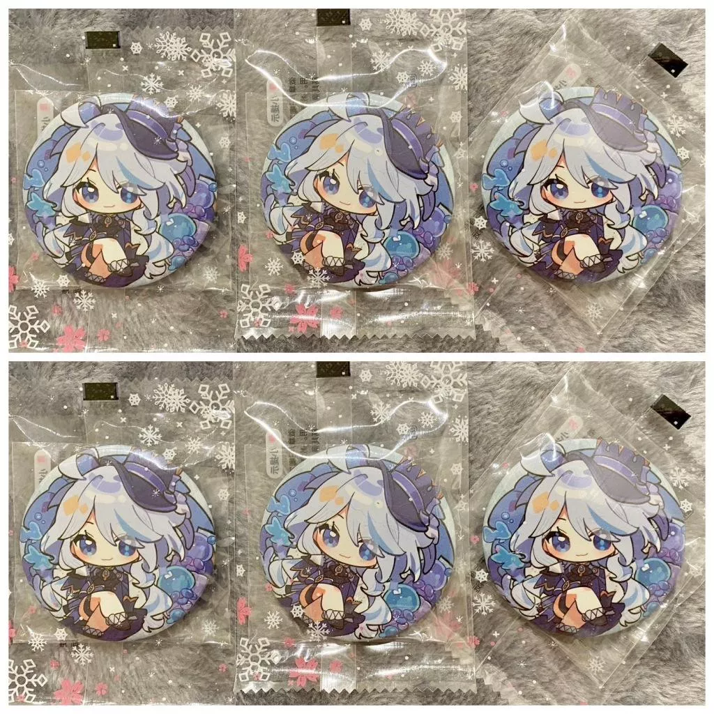 【現貨 原神 有畫師授權 同人】 芙寧娜 徽章♡ 芭芭拉楓原萬葉 原神 mihoyo米哈游 ♡