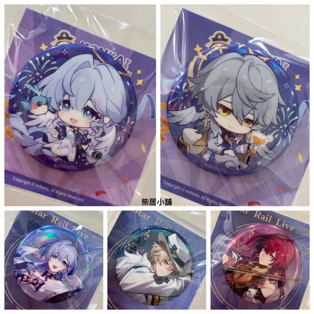 【現貨 崩壞 星穹鐵道 官方 周邊】星鐵live 秋季慶典Q版 卡芙卡 砂金 知更鳥 星期日 徽章 mihoyo米哈游