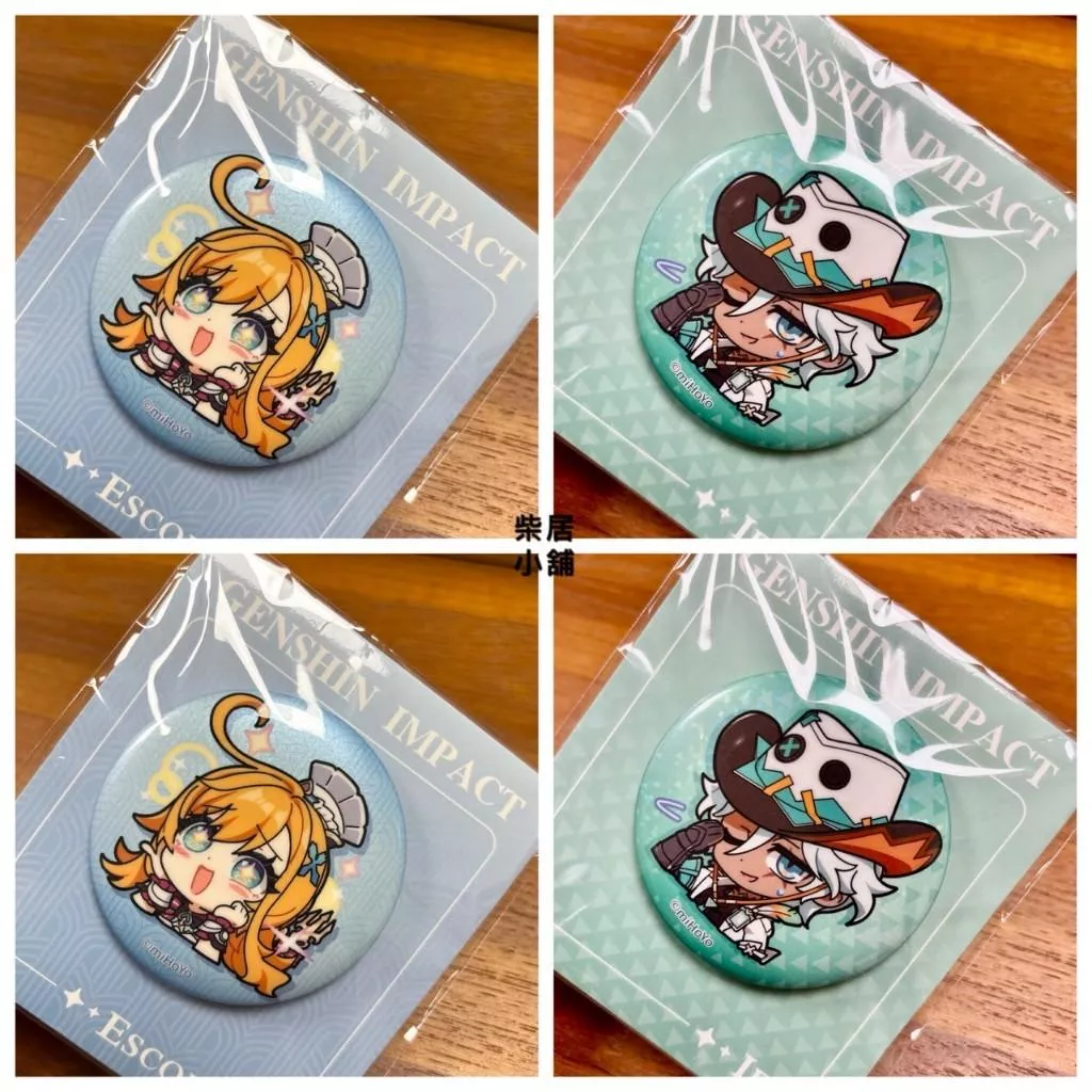 【現貨 原神 官方 周邊】伊法 愛可菲 Q版表情包 納塔 楓丹 徽章 吧唧 mihoyo米哈游 ♡